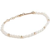 Zoe Chicco Women's 14k Gold Pearl Bead Bracelet, Yellow Gold, One Size