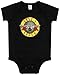Rockabilia Guns N Roses Bullet Baby Romper 6 - 12 Months