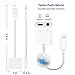 Headphone Adapter for iPhone Jack Audio & Charge Adaptor Charger for 8/8 Plus iPhone 7/7 Plus/iPhone X 10/iPad/iPod 2 in1 Jack Audio to 3.5mm Aux Splitter Converter Adaptor for iOS 10.3 or Higherthumb 3