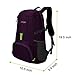 Backpack Daypack,Travel Backpack, Mengar 35L Foldable Water Resistant Packable Backpack Hiking Daypack - Ultralight and Handy & Lifetime Warranty (Purple)