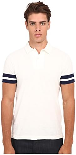 Gant Rugger Men's R. Sleevestripe Slub Polo Off-White Shirt