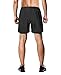 Roadbox Mens Running Shorts 5 Inch Quick Dry Gym Athletic Workout Traning Tennis Shorts with Liner and Zipper Pocket Black