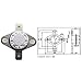 TOTOT 5PCS KSD301 DegC 150 Thermal Control Switch 250V 10A Normally Closed NC Thermostat Temperature Switch