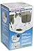 Cat Mate C3000 Automatic 3 Meal Pet Feeder with Digital Timer (347) - for Cats and Small Dogs, Suitable for Dry Pet Food, 6.61 lb Hopper, White