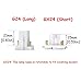 Bonlux 2-pack 13W GX24 Rotatable LED PLC Lamp G24Q/GX24Q 4-pin Base 26W CFL/Compact Fluorescent Lamp Replacement Warm White 180° Beam Angle LED PL Horizontal Recessed Bulb (Remove/bypass the Ballast)