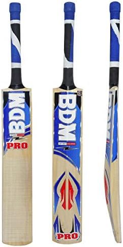 BDM Pro Multi - Piece Cane Handle Kashmir Willow Wood Cricket Bat Carry Case Adult Size - Choose Weight