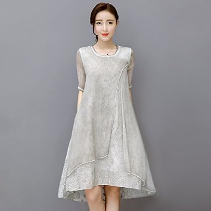 loose silk dress