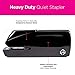 LD Products Professional, Home & Office Automatic Electric Stapler - Staples, Batteries & Wall Power Supply Included, Jam-Free 25 Sheet Capacity, Quiet, Adjustable, Cordless