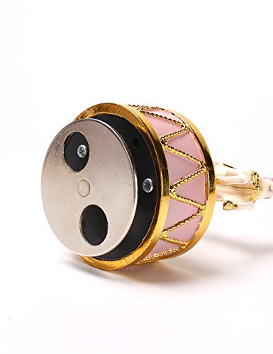 HoneyGifts Luxury Carousel Music Box, Happy Pony Design, for Kids (Pink & Gold)