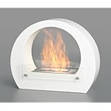Imagin Globus Black Free Standing Bioethanol Fireplace 79cm X
