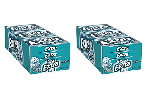Extra Polar Ice Sugar-Free Gum (15 Count 12 Pack) (2 Pack)