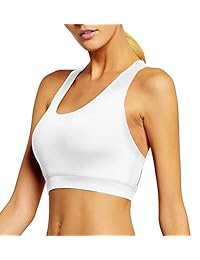Yianna Sujetador deportivo de apoyo medio para dama, con espalda elástica, tacto de algodón