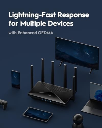 BE6500 WiFi 7 Router Dual Band Gigabit-Gaming-Router, VPN Client und Server, Cudy APP-Steuerung, Broadcom 2 GHz Quad-Core CPU, WR6500