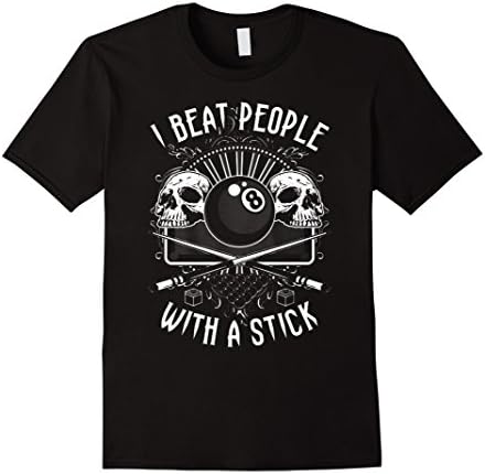 Men's Beat people Billiard Shirt Large Black