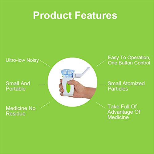 image for Olive Portable Mini Cool Mist Handheld Mesh Household Treatment Machin