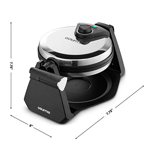 Gourmia GWM460 Stainless Steel Belgian Waffle Maker Fast & Easy 180