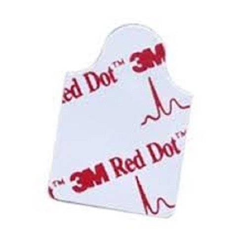 3M Red Dot Resting EKG Electrode, 2cm x 2cm, 100/Bx, 3M2330