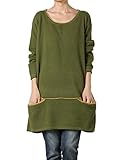 Mordenmiss Women's Daily Knitwear Spring Loose Sweater Dress