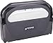San Jamar TS510TBK Toilet Seat Cover Dispenser, Black Pearl