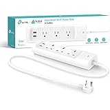 Kasa Smart Plug Power Strip, Surge Protector w/ 3 Smart Outlets and 2 USB Ports, Works with Alexa Echo & Google Home , No Hub Required (KP303)