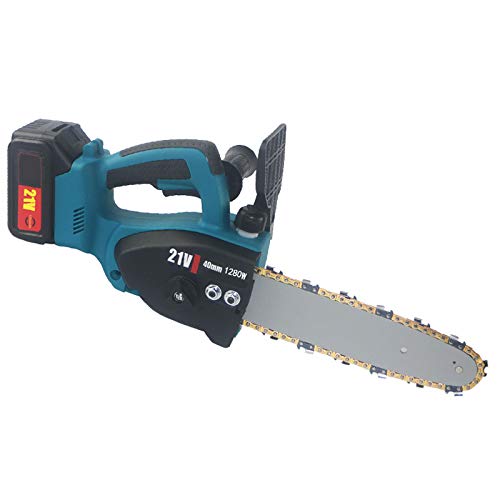 QILIN 21V Akku SäGe, 1280W Akku Elektro Protable KettensäGe, 8-Zoll Leichte Einhand KettensäGe, Zum Trimmen Und…
