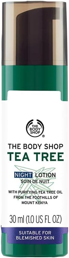 The Body Shop Tea Tree Blemish Fade Night Lotion 30ml for Blemished Skin