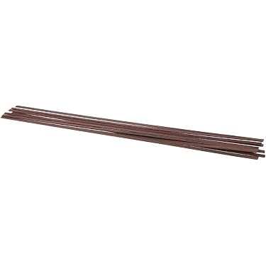2-Pack Guitar Binding Purfling Strips - ABS Plastic Edge Trim For Acoustic/Classical Guitar & Bass (Brown/White)