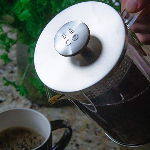 Barista & Co BC048-005 Core Kaffeepresse French Press, Edelstahl Glas, Stahl – Bild 5