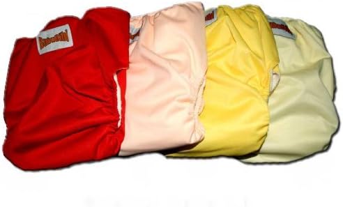 BubuBibi Bamboo Pocket Snaps Cloth Diaper/ Nappy - OS - Original 2.0 - Package of 6 GIRLS