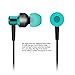NOOTPRODUCTS NDT33 Earbuds Mic Stereo, Volume Control and Noise Isolating Headphone, Green
