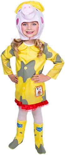 Mygems Peppa Pig Muddy Raincoat Costume for Toddler