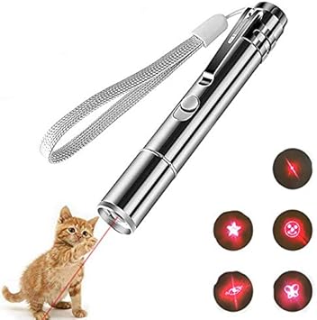 Amazon 屋内猫のおもちゃからかうスティックインタラクションシェイプライト追いかけておもちゃledライト猫と犬トレーニングツール Usb充電 真夜中の美しさ ボール 通販