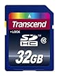 Transcend 32 GB Class 10 SDHC Flash Memory Card (TS32GSDHC10E)