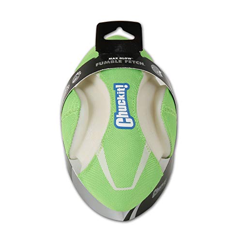 Chuckit! Fumble Fetch Dog Football Toy Glow Version Available