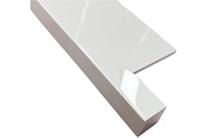 Waterproof PVC Window Sills Cover Board Custom Size Window Sill Trims Waterproof Window Cill Capping,for Bathroom, Living Roo