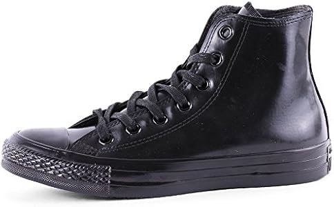 all black rubber converse