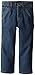 Carhartt Little Boys' Washed Denim Dungaree Jeans, Worn In Blue, 4