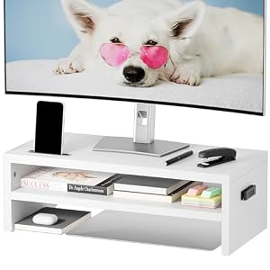 BONTEC モニタースタンド モニター台 PCスタンド 卓上 2段式 デスクスタンド パソコンスタンド