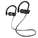 Bestfy Bluetooth Headphones, Wireless Earbuds Sports Sweatproof Earphones with Mic for Running, Sports(Bluetooth 4.1, Secure Ear Hooks Design with Cable Clips, CVC 6.0 Noise Cancelling)-Black