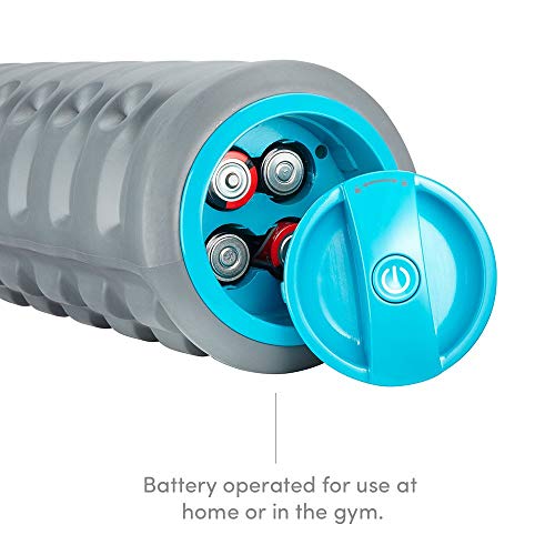 image for Gladiator Vibration Foam Roller | 3 Speed Massager, Built In Storage, 