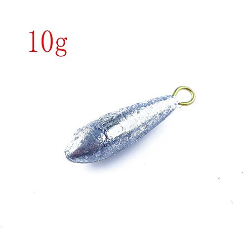 Amapower New Weights Durable Copper Water Droplets Line Sinkers Fishing Lead Fall