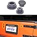 3 Rubber Tailgate Plugs Compatible for 2007 Thru 2019 Jeep Wrangler for Removed Tire Carrier Bumper Tramp Stamp