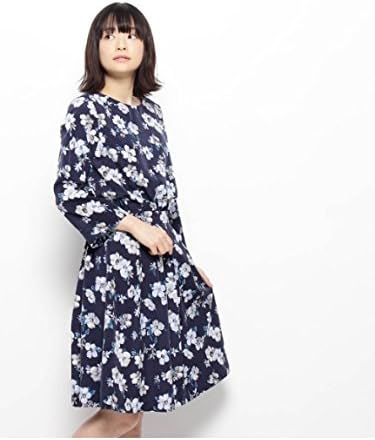 Amazon Co Jp インデックス Index パンジーフラワープリントワンピース C 02 M ネイビー 193 服 ファッション小物
