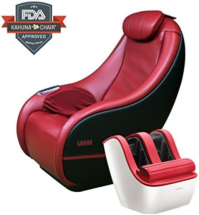 L-track Kahuna Compact Massage Chair - Hani (Hani Red + 888 Red)