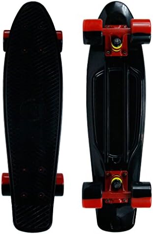 Mayhem 22" Cruiser Board Penny Style Skateboard 2 Tone Black Red