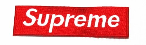 supreme sew on patch