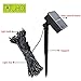 LED String Lights Solar Christmas Lights 39ft 100 LED 8 Modes Ambiance lighting for Outdoor Patio Lawn Landscape Fairy Garden Home Wedding Holiday waterproof Colored lights