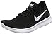 NIKE Women's Free Rn Flyknit 2017 Black/White Black Running Shoe 8.5 Women US