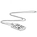 FAYERXL My Son Dog Tag from Dad Mens Boys Necklaces for Kids Child Teen Love Gift Military Air Force Pendant