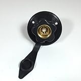 New RV Camper Motorhome Trailer Marine Black City Water Fill Inlet Flange Brass with Check Valve